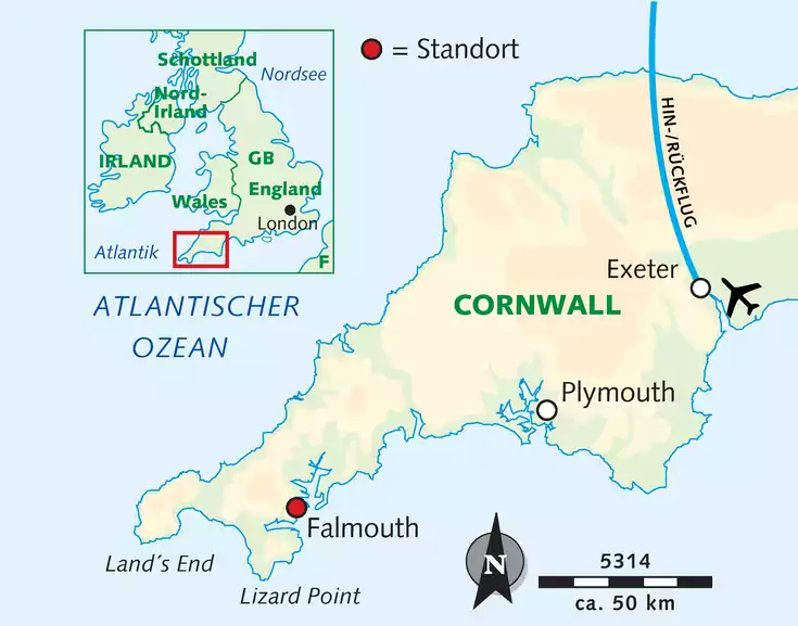 Karte der Reise 5314