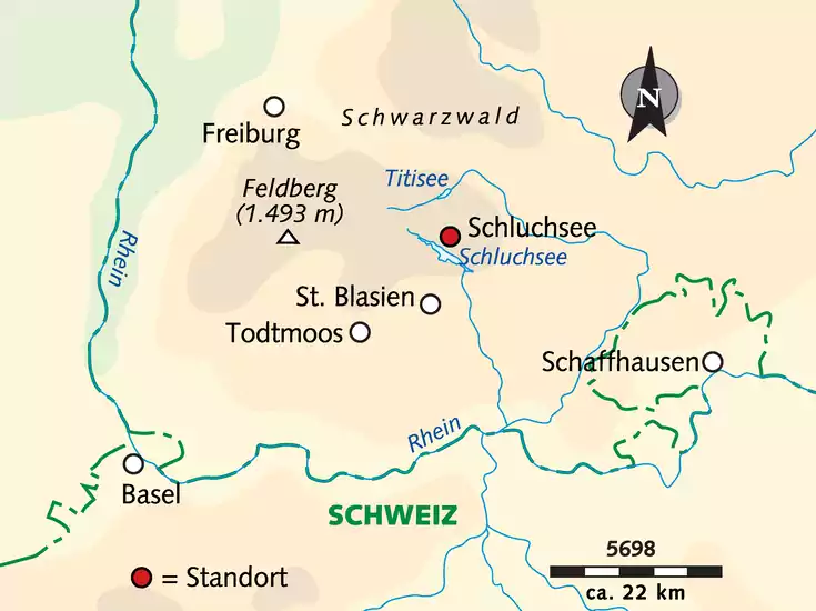 Karte der Reise 5698