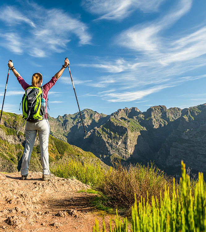 Madeira - Mit Trekkingstiefeln quer &uuml;ber die Insel